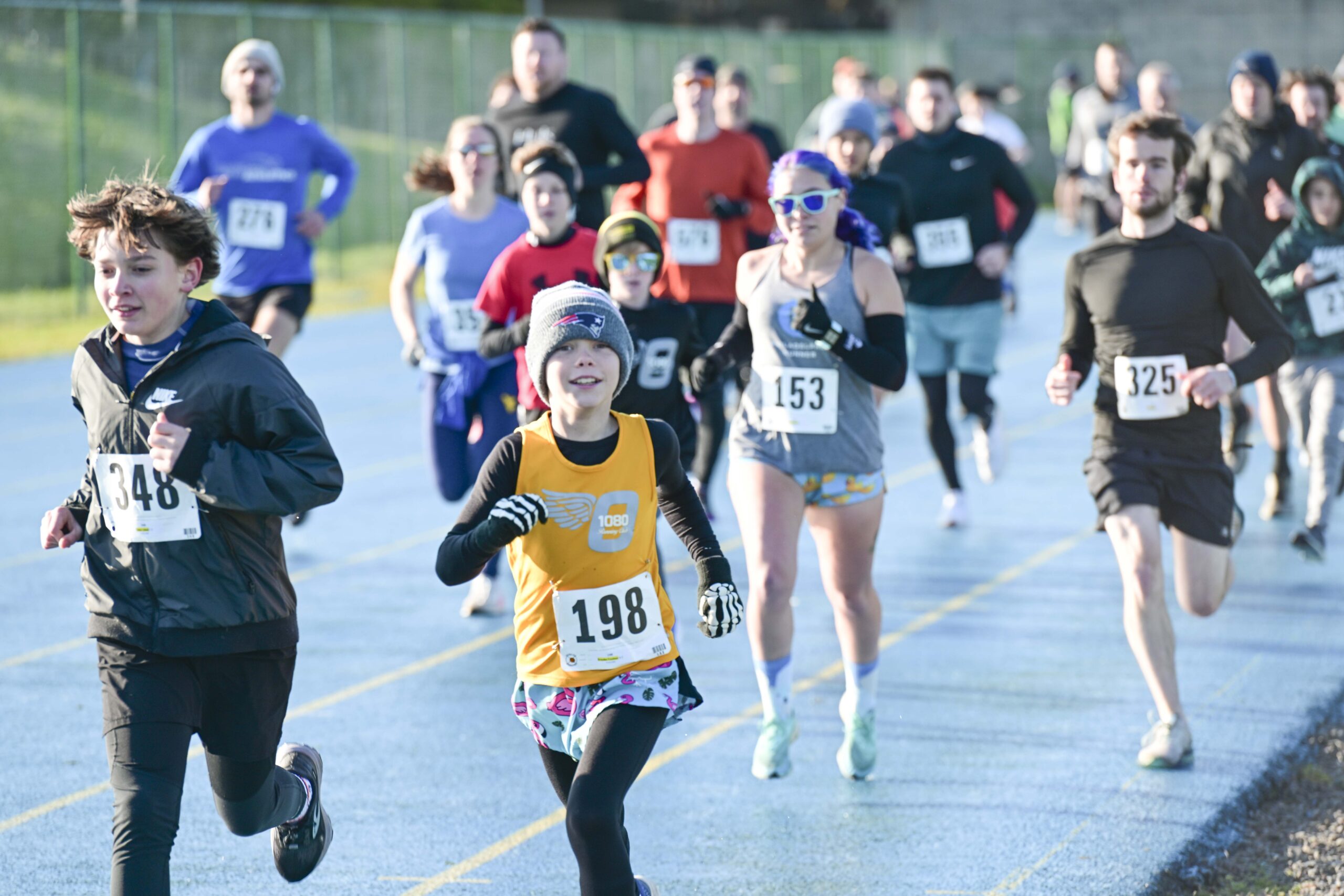 Residents don running shoes for annual holiday 5K